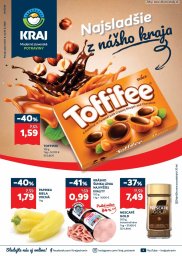 Kraj leták  s platnosťou 20. 8. - 26. 8. 2026 
