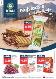Kraj leták  s platnosťou 24. 9. - 30. 9. 2026 